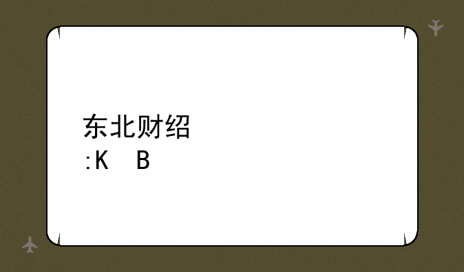 东北财经大学排名