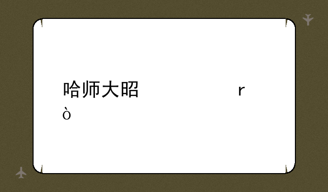 哈师大是几本？