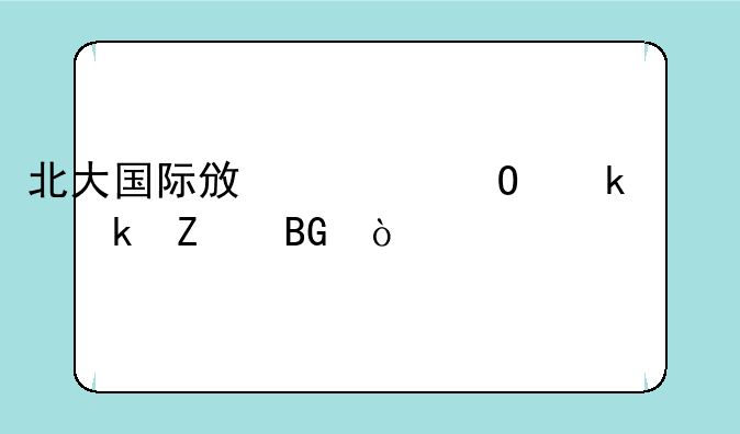 北大国际政治专业就业方向？