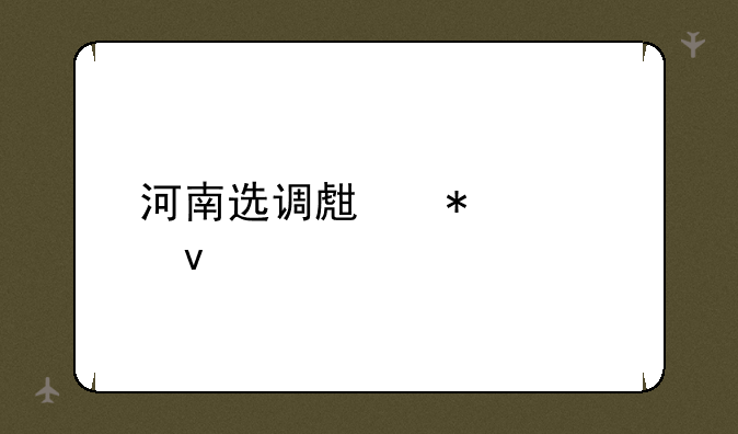 河南选调生报考条件